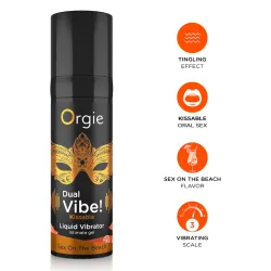 Orgie Gel Stimulant Dual Vibe Sex On The Beach 15ml